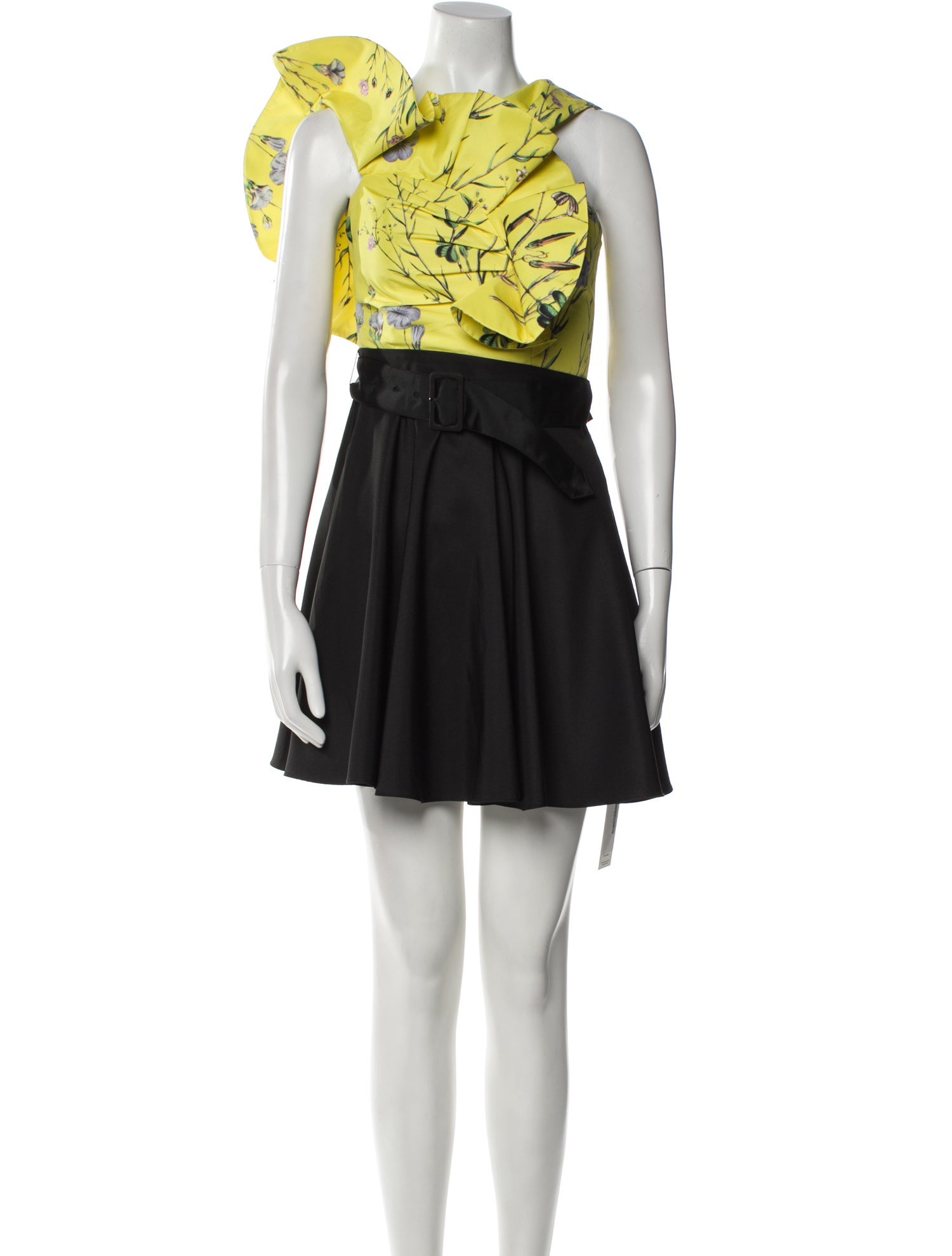 Self-Portrait Printed Mini Dress