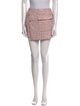 Self-Portrait Tweed Pattern Mini Skirt