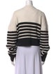 Self-Portrait Striped V-Neck Sweater