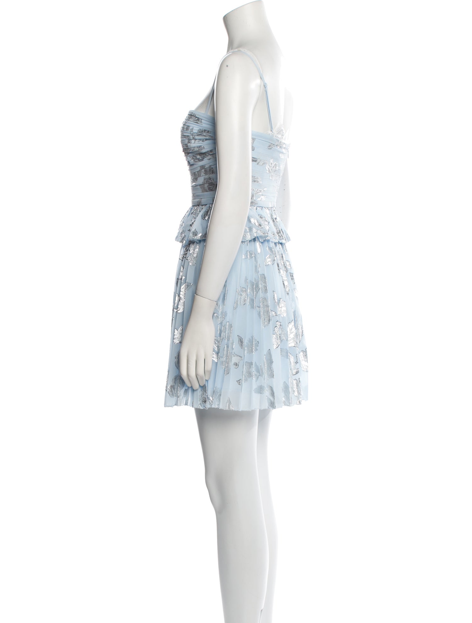 Self-Portrait Printed Mini Dress w/ Tags