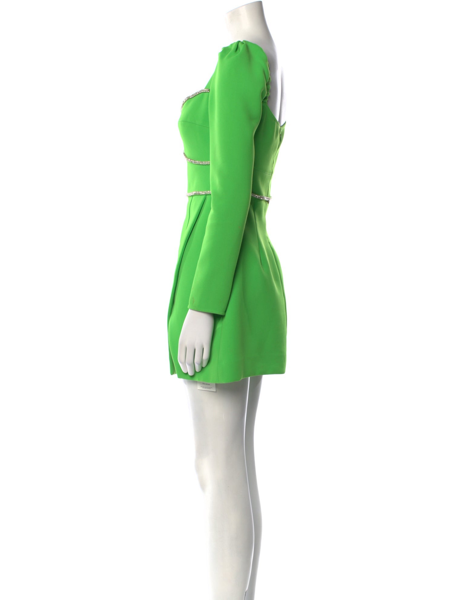 Self-Portrait V-Neck Mini Dress