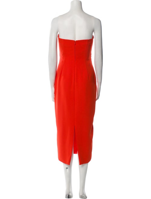 Self-Portrait Strapless Knee-Length Dress