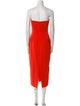 Self-Portrait Strapless Knee-Length Dress