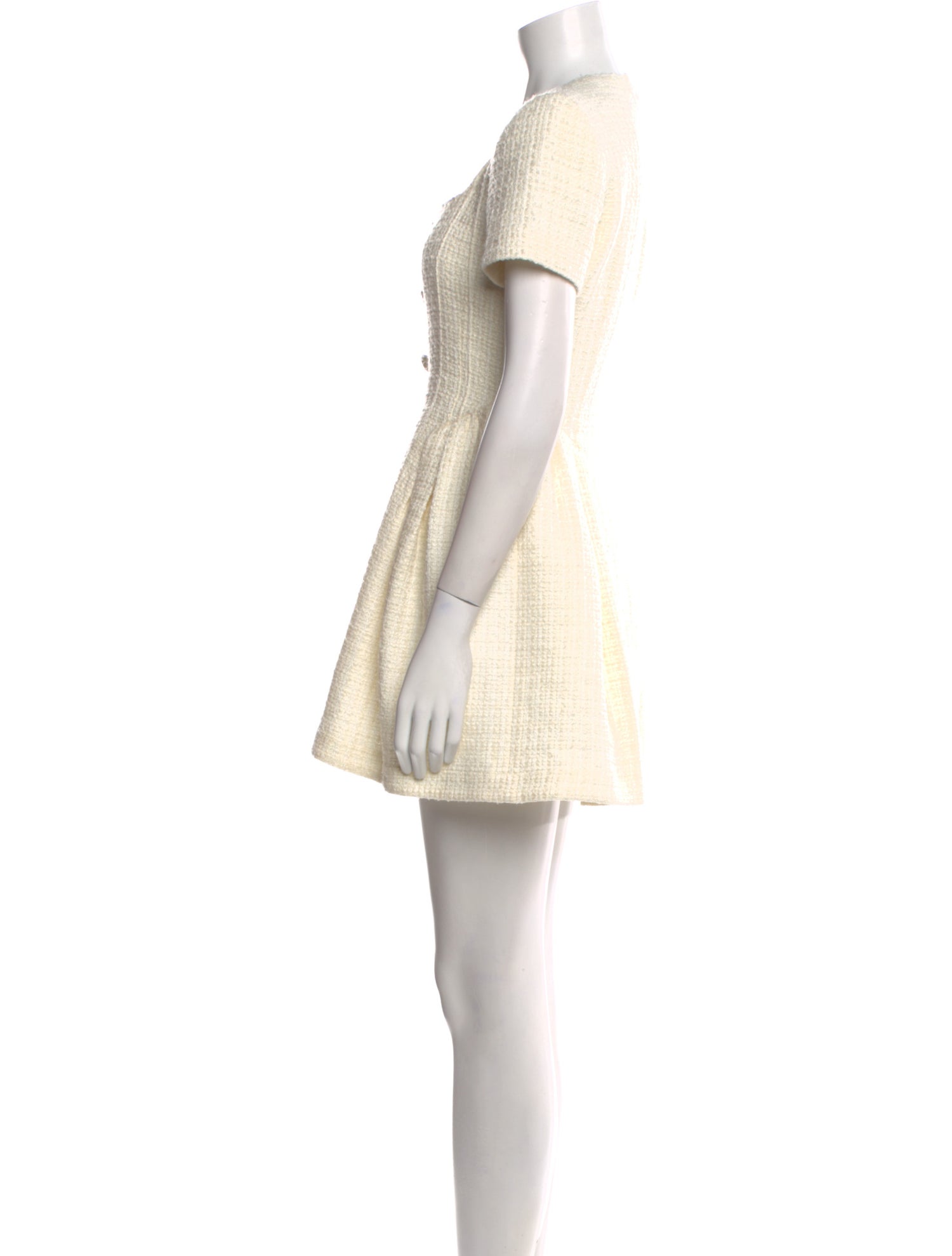 Self-Portrait Square Neckline Mini Dress