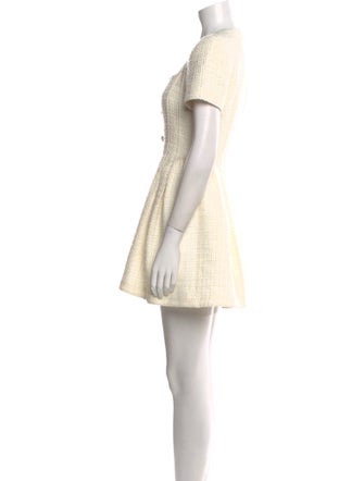 Self-Portrait Square Neckline Mini Dress