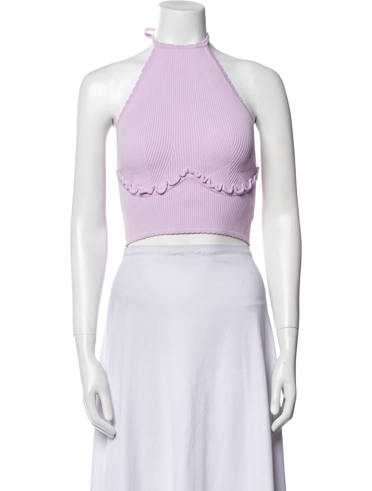 Self-Portrait Halterneck Sleeveless Crop Top w/ Tags