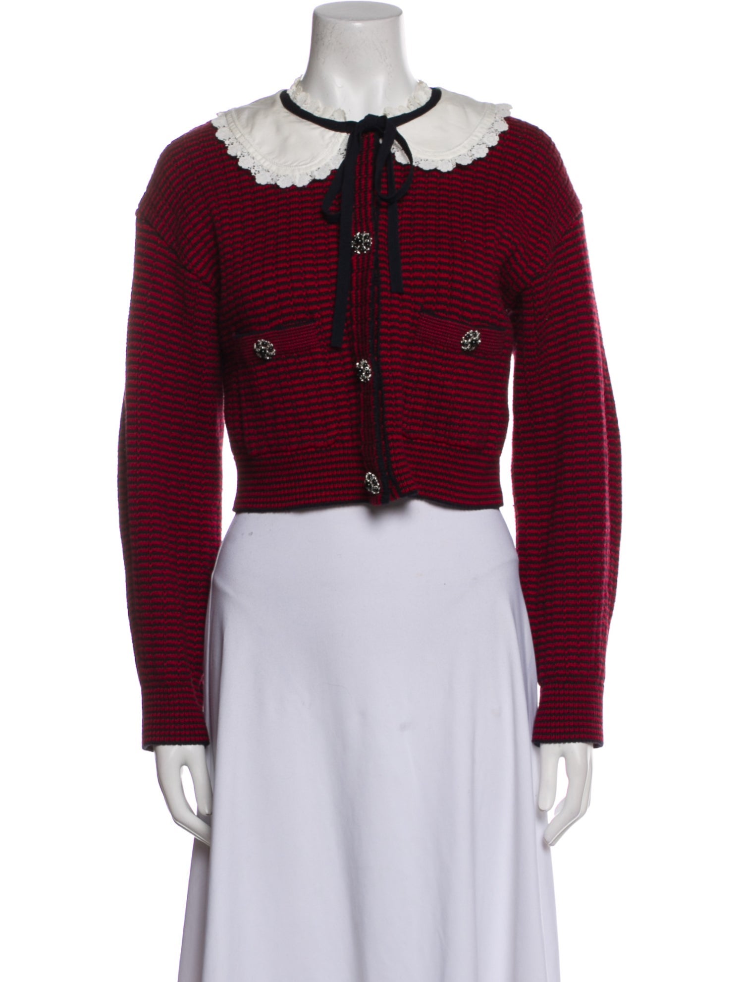 Self-Portrait Striped Bolero