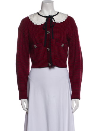 Self-Portrait Striped Bolero