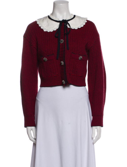 Self-Portrait Striped Bolero