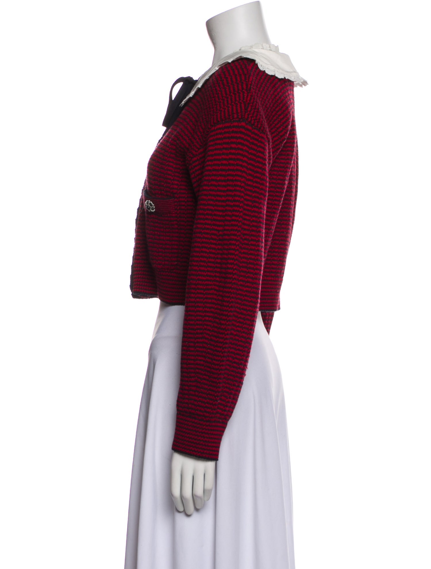 Self-Portrait Striped Bolero