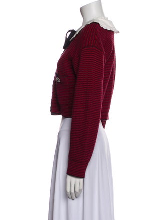 Self-Portrait Striped Bolero