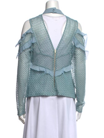 Self-Portrait Mock Neck Sweater