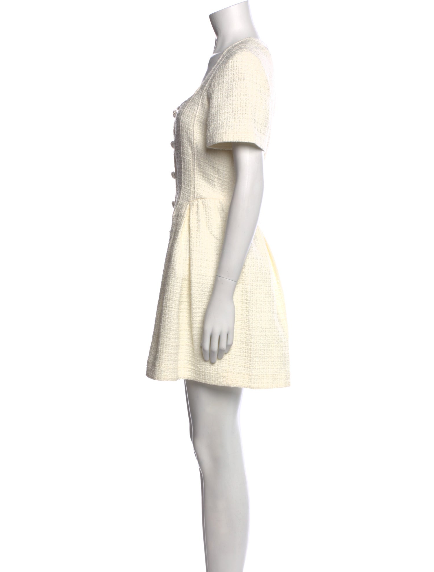 Self-Portrait Square Neckline Mini Dress