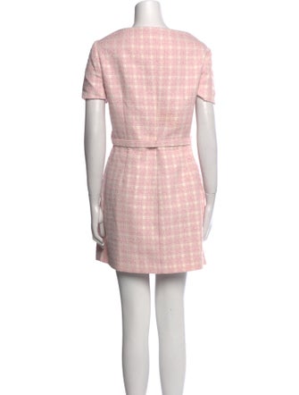 Self-Portrait V-Neck Mini Dress