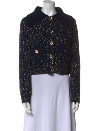 Self-Portrait Wool Printed Sweater