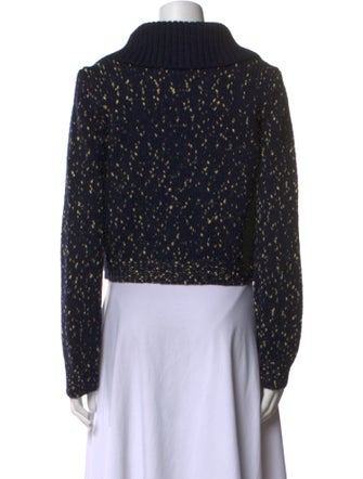 Self-Portrait Wool Printed Sweater