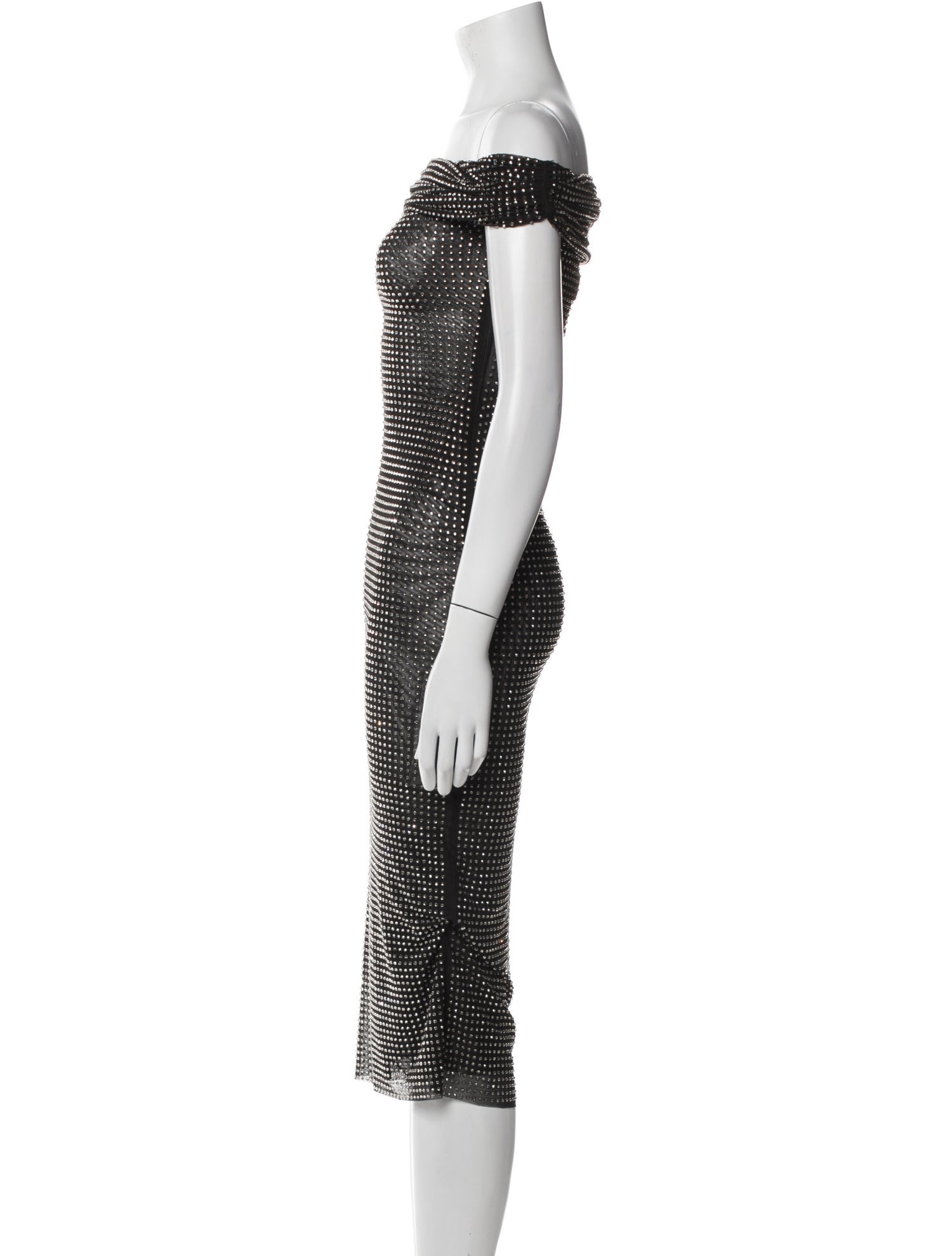 Self-Portrait Polka Dot Print Midi Length Dress w/ Tags