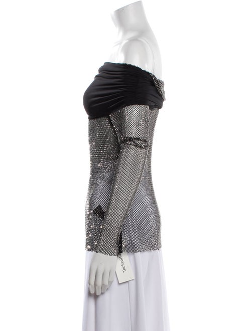 Self-Portrait Off-The-Shoulder Long Sleeve Top