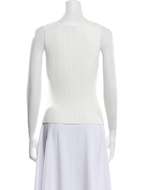 Self-Portrait Scoop Neck Sleeveless Top