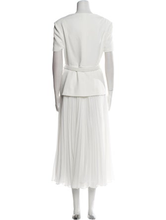 Self-Portrait Square Neckline Long Dress