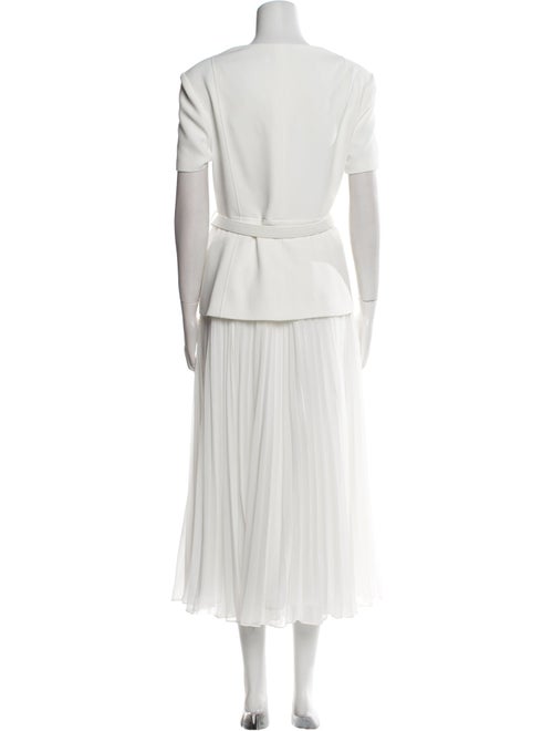 Self-Portrait Square Neckline Long Dress