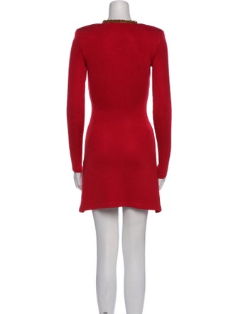 Self-Portrait Printed Mini Dress