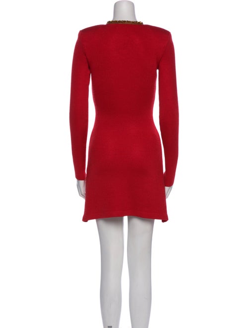 Self-Portrait Printed Mini Dress