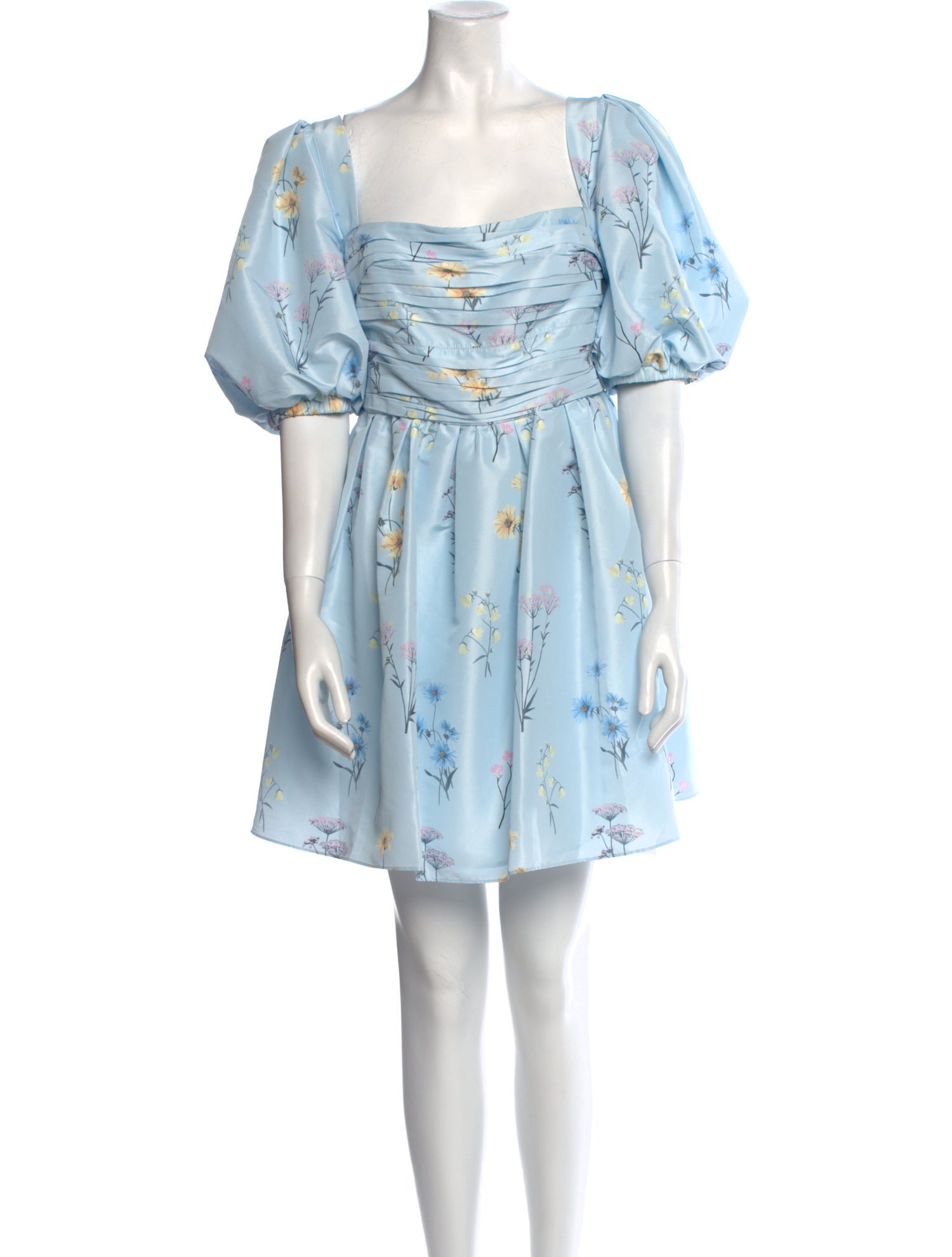 Self-Portrait Floral Print Mini Dress