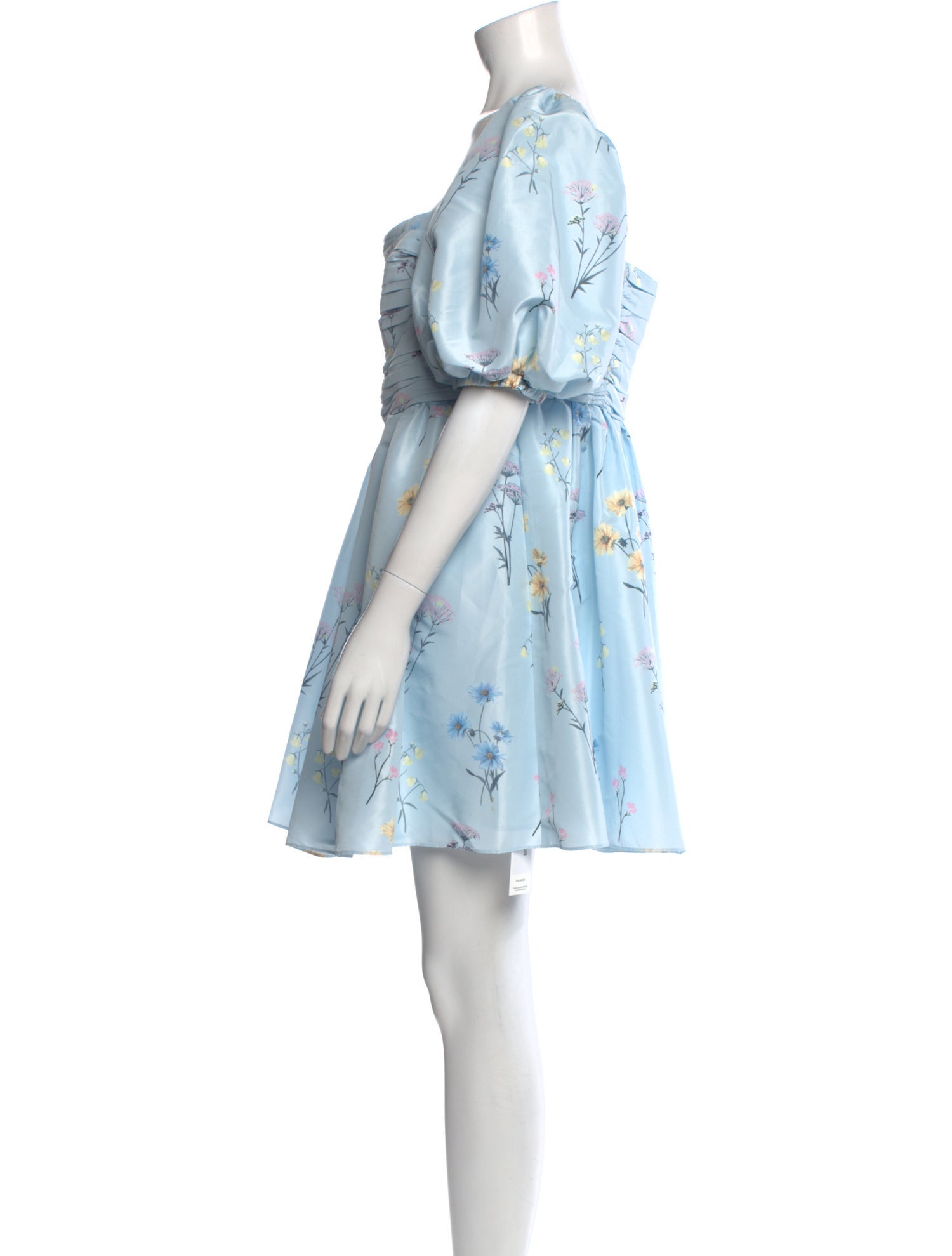 Self-Portrait Floral Print Mini Dress