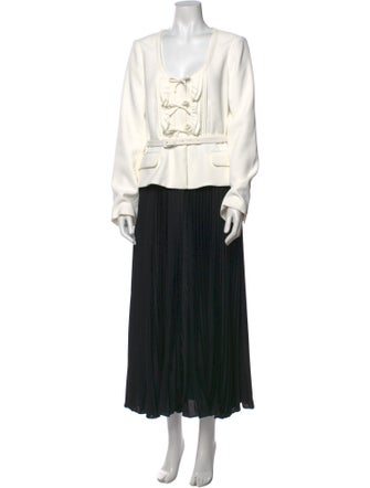 Self-Portrait V-Neck Long Dress