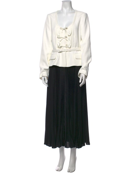 Self-Portrait V-Neck Long Dress