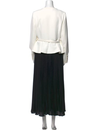 Self-Portrait V-Neck Long Dress