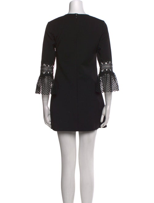 Self-Portrait Crew Neck Mini Dress