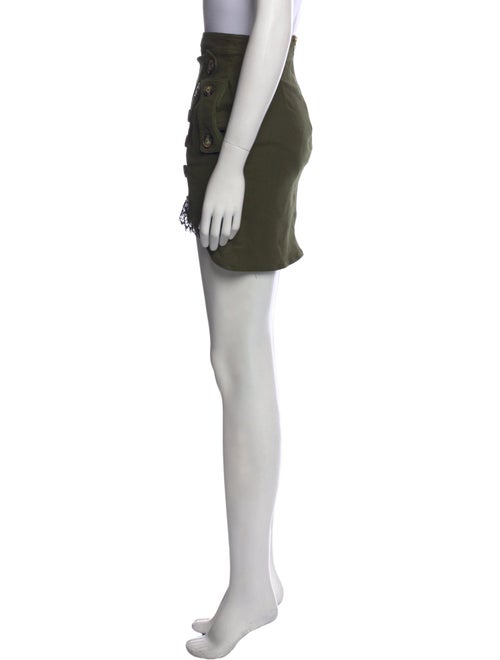 Self-Portrait Lace Trim Embellishment Mini Skirt