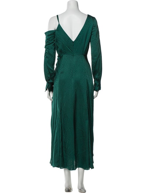 Self-Portrait V-Neck Long Dress