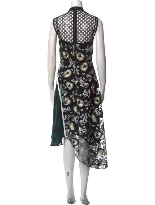 Self-Portrait Floral Print Long Dress