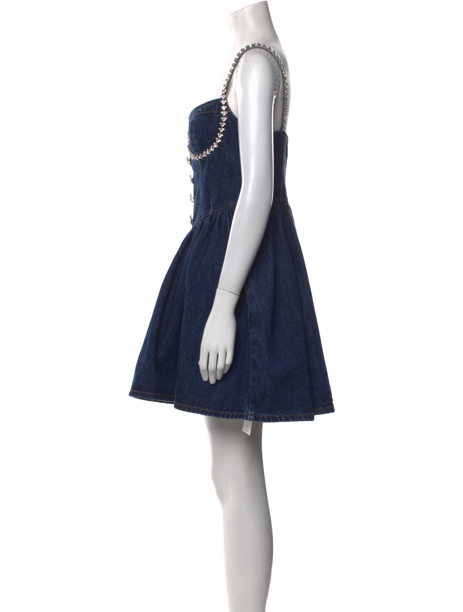 Self-Portrait Square Neckline Mini Dress