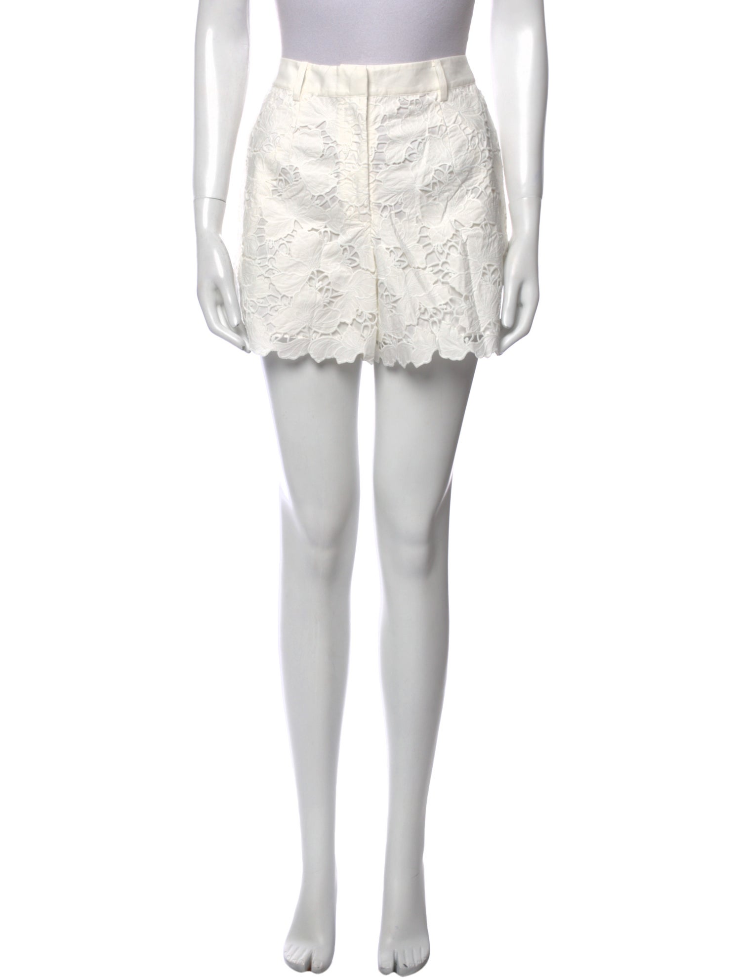 Self-Portrait Lace Pattern Mini Shorts w/ Tags