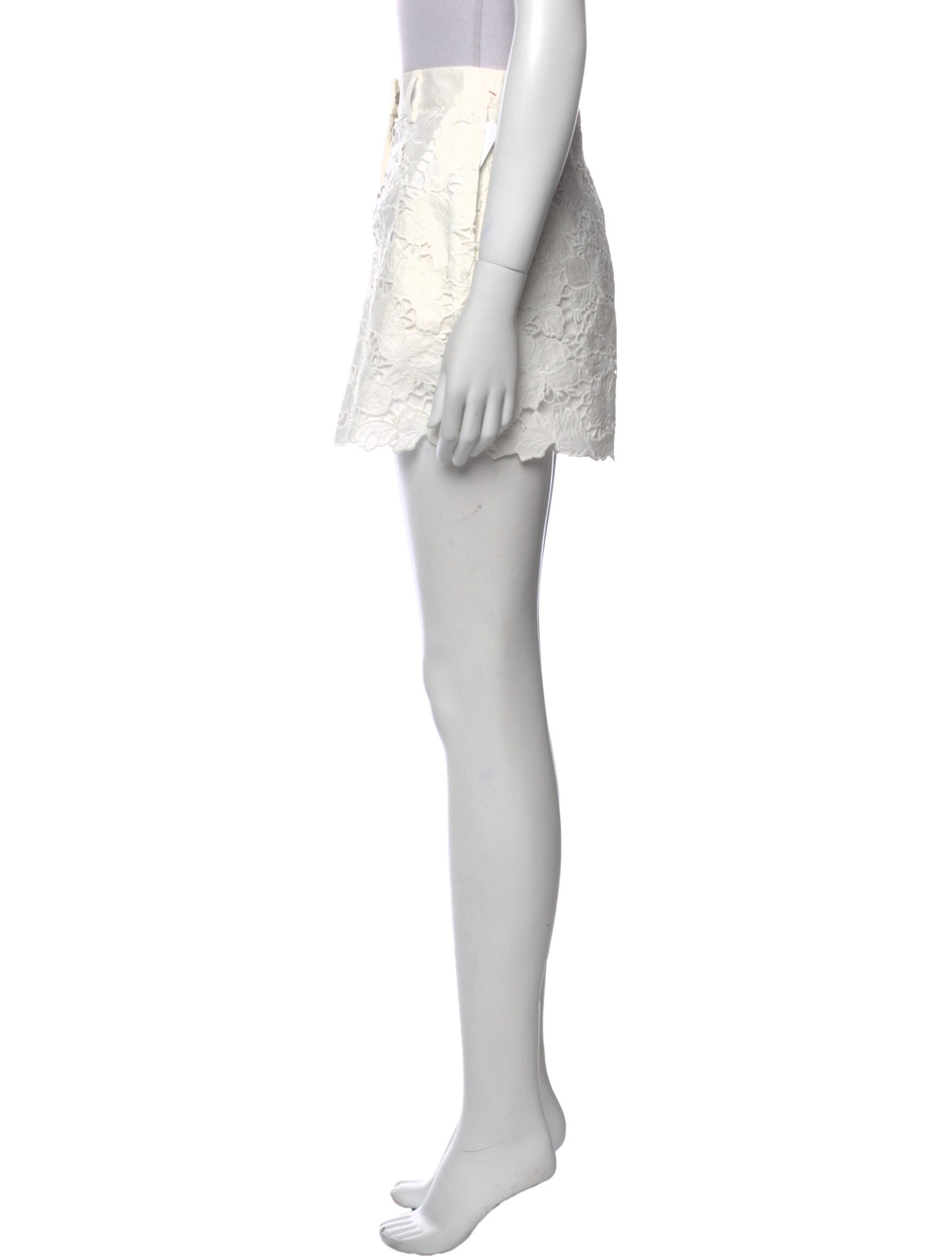 Self-Portrait Lace Pattern Mini Shorts w/ Tags