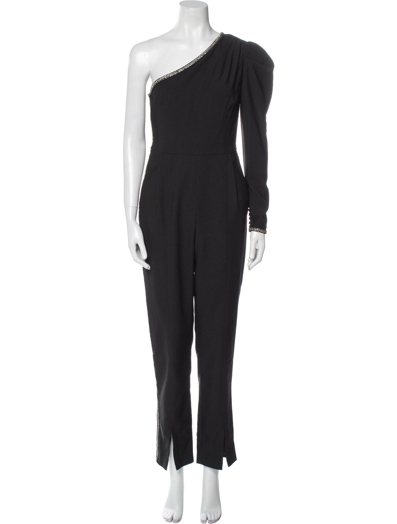 Self-Portrait One-Shoulder Jumpsuit