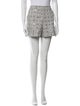 Self-Portrait Plaid Print Mini Shorts