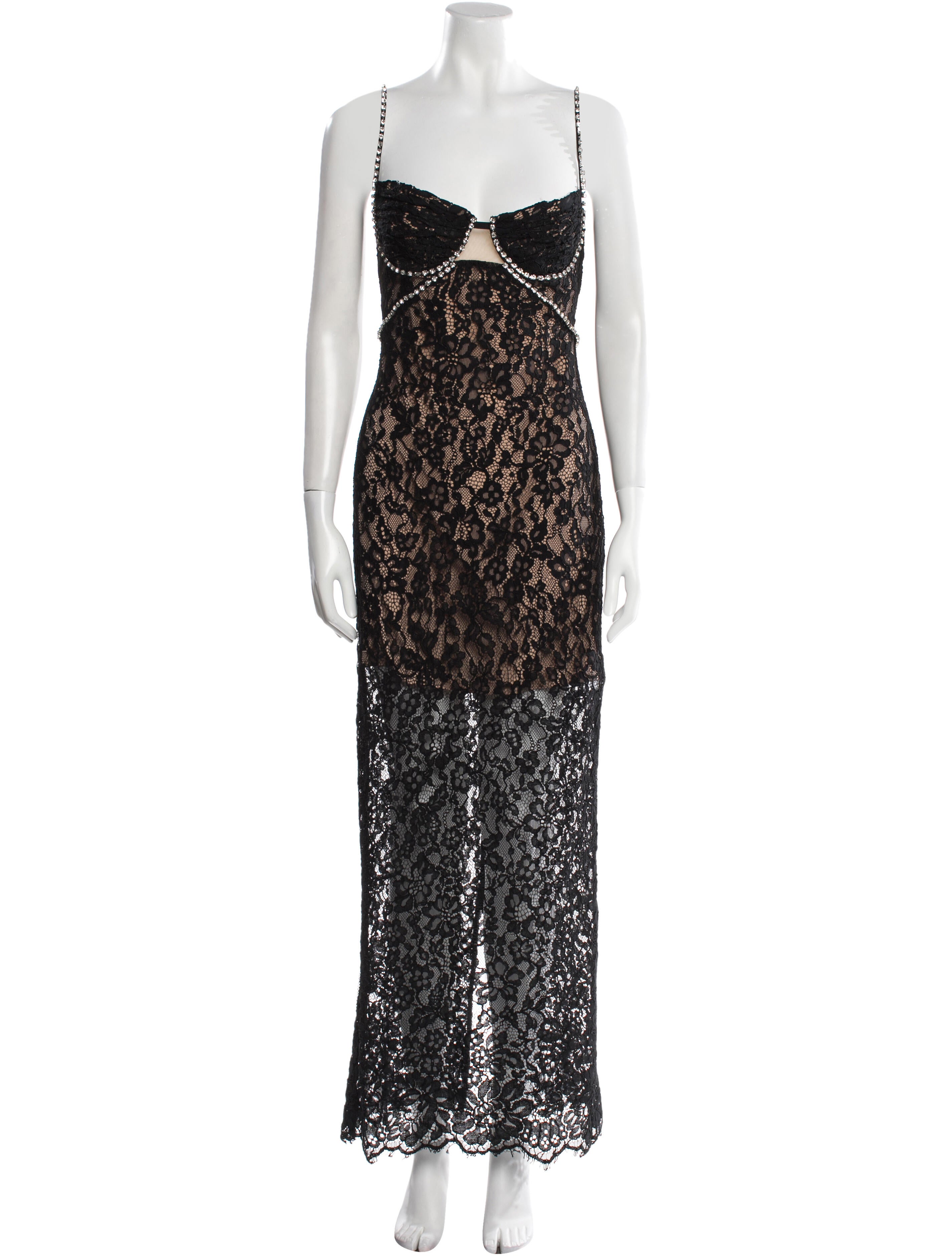 Self-Portrait Lace Long Dress