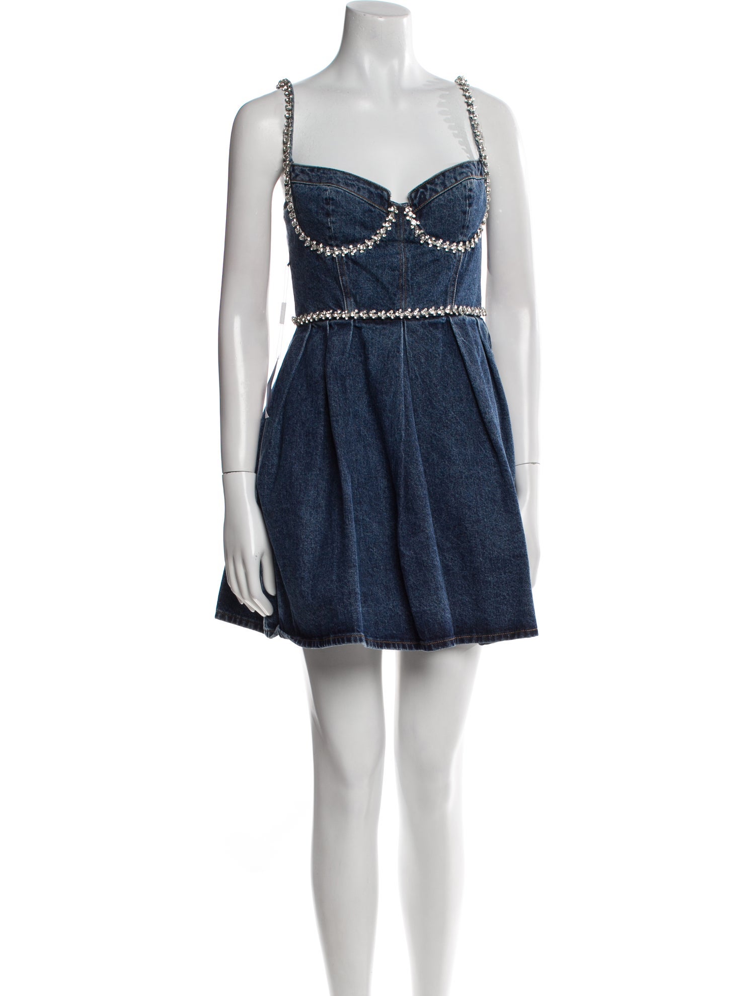 Self-Portrait Square Neckline Mini Dress w/ Tags