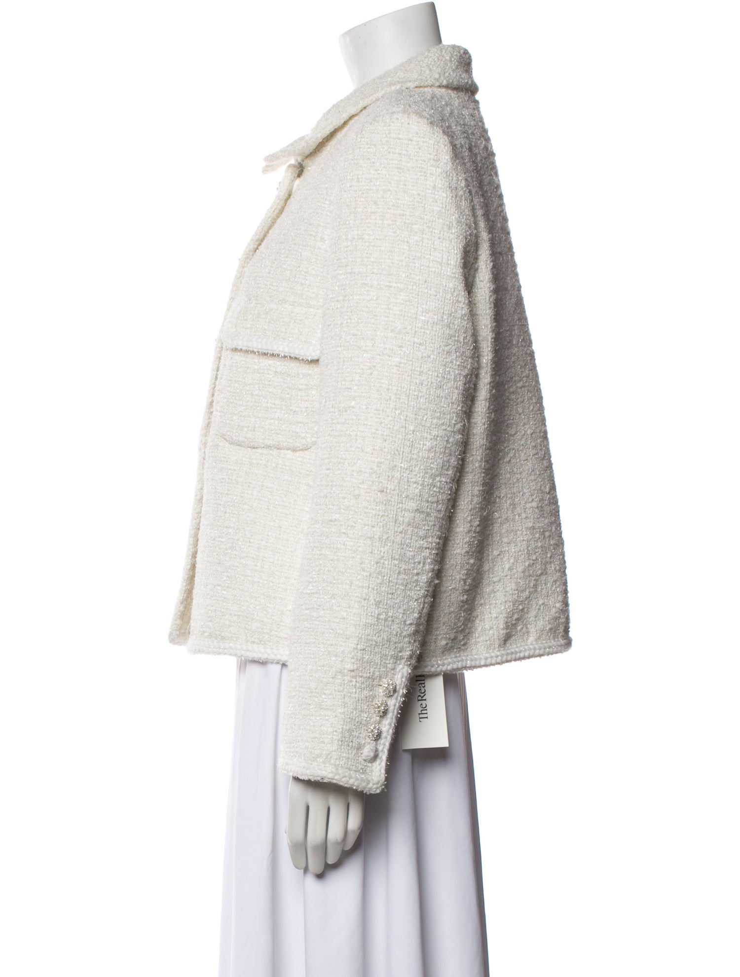 Self-Portrait Tweed Pattern Jacket