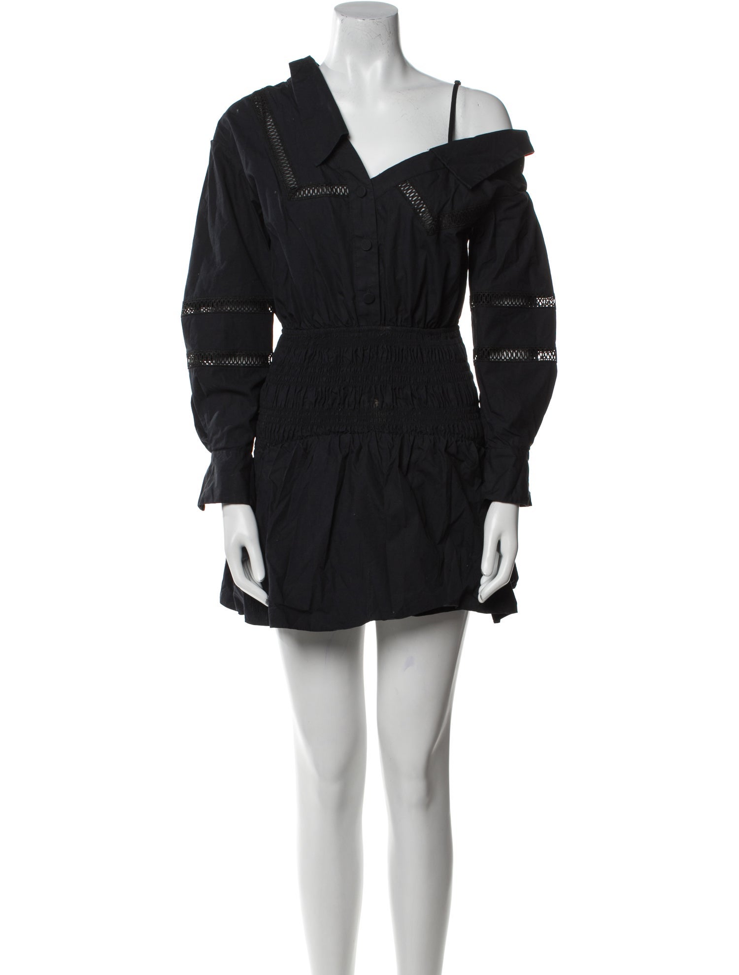 Self-Portrait Asymmetrical Mini Dress