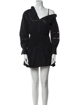 Self-Portrait Asymmetrical Mini Dress