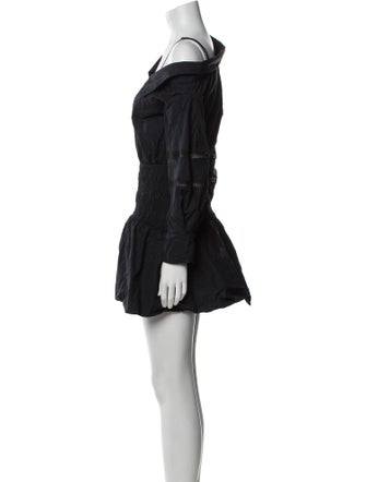 Self-Portrait Asymmetrical Mini Dress