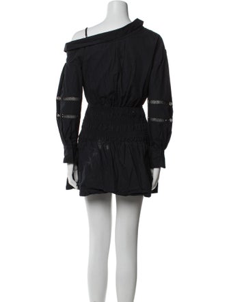 Self-Portrait Asymmetrical Mini Dress