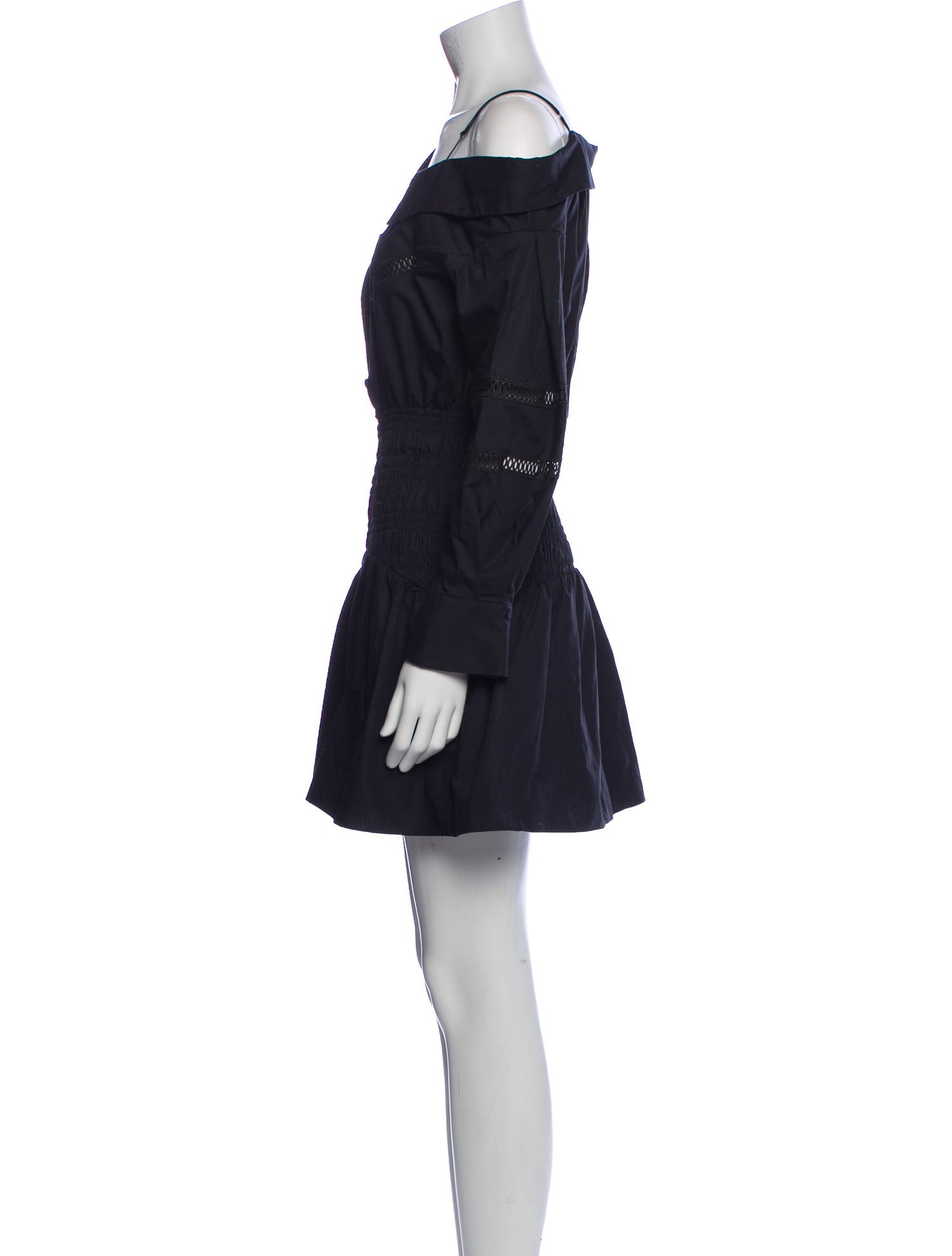 Self-Portrait V-Neck Mini Dress