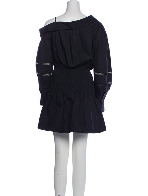 Self-Portrait V-Neck Mini Dress